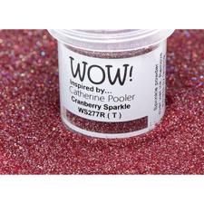WOW Embossing Pulver - Catherine Pooler / Cranberry Sparkle